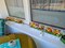 XONOR Artificial Flower Plants - Mixed Color Daisies in Picket Fence Pot for Indoor Office Wedding Home Decor, 2 Sets